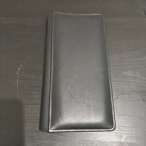 Raika Top Grain Cowhide Leather Black Panoramic Photo Album 5.5” X 13.25” Photos